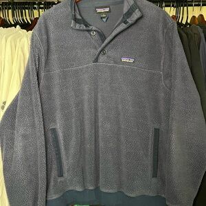 Patagonia Men’s Navy Fleece Half Snap Pullover L